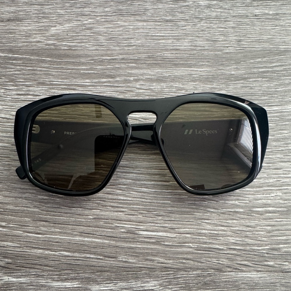 Le Specs Oversized Shield Sunglasses